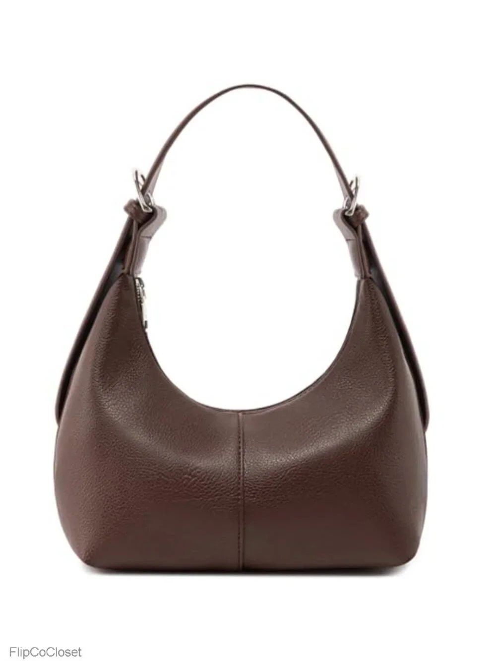 Hobo Shoulder Bag Faux Leather Crescent Crossbody Purse 2 Straps Women
